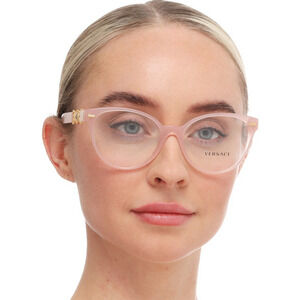NWT Versace VE3334 Pink 55mm Eyeglasses